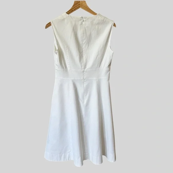 ESCADA white Sleeveless Dress with Pockets - Picture 2 of 7